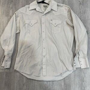 Cattleman White Pearlsnap